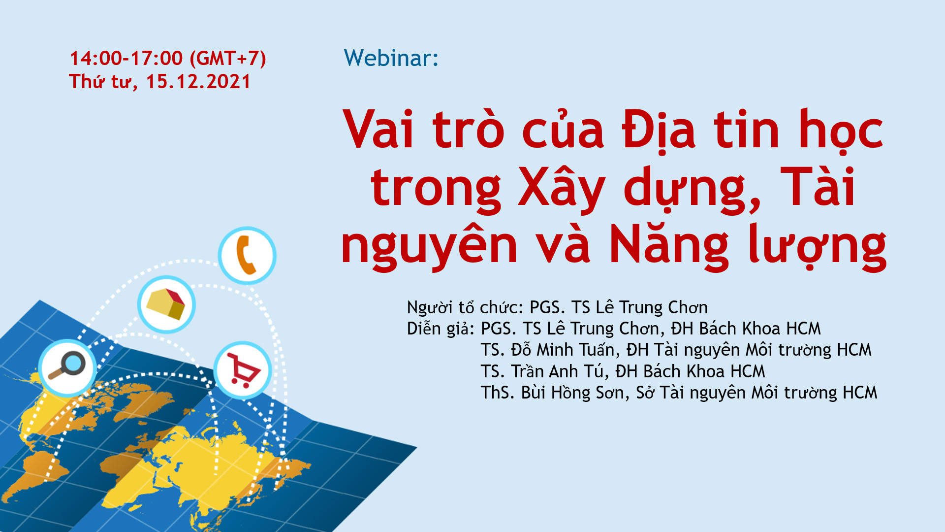 Vai trò của Địa tin học trong Xây dựng, Tài nguyên và Năng lượng
