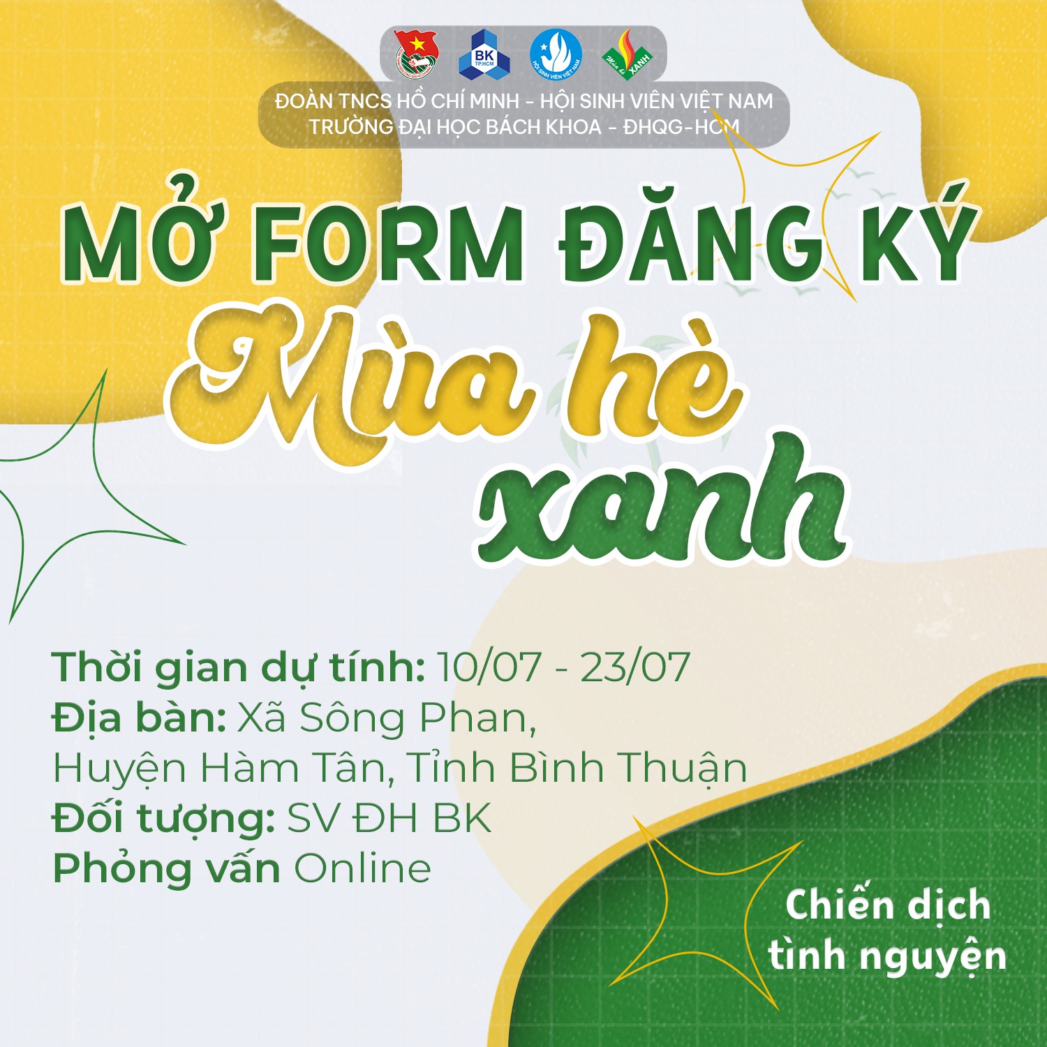 Mùa hè xanh 2023 – Mặt trận tỉnh Bình Thuận